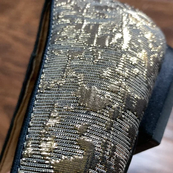 Talbots Gold Textured Ballet Flats - Picture 6 of 6